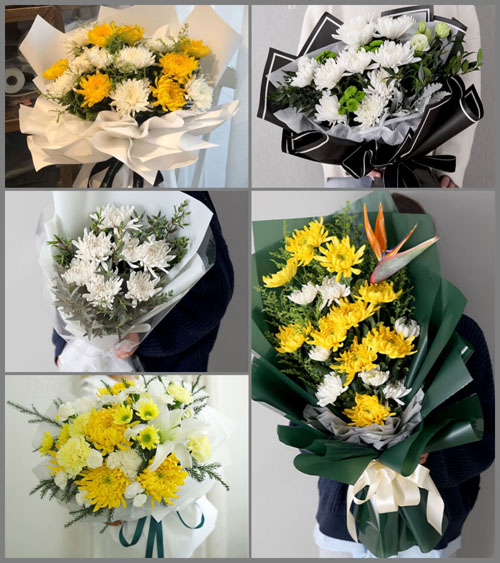 广东梅州市丰顺县八乡山镇滩良村白事花束代送